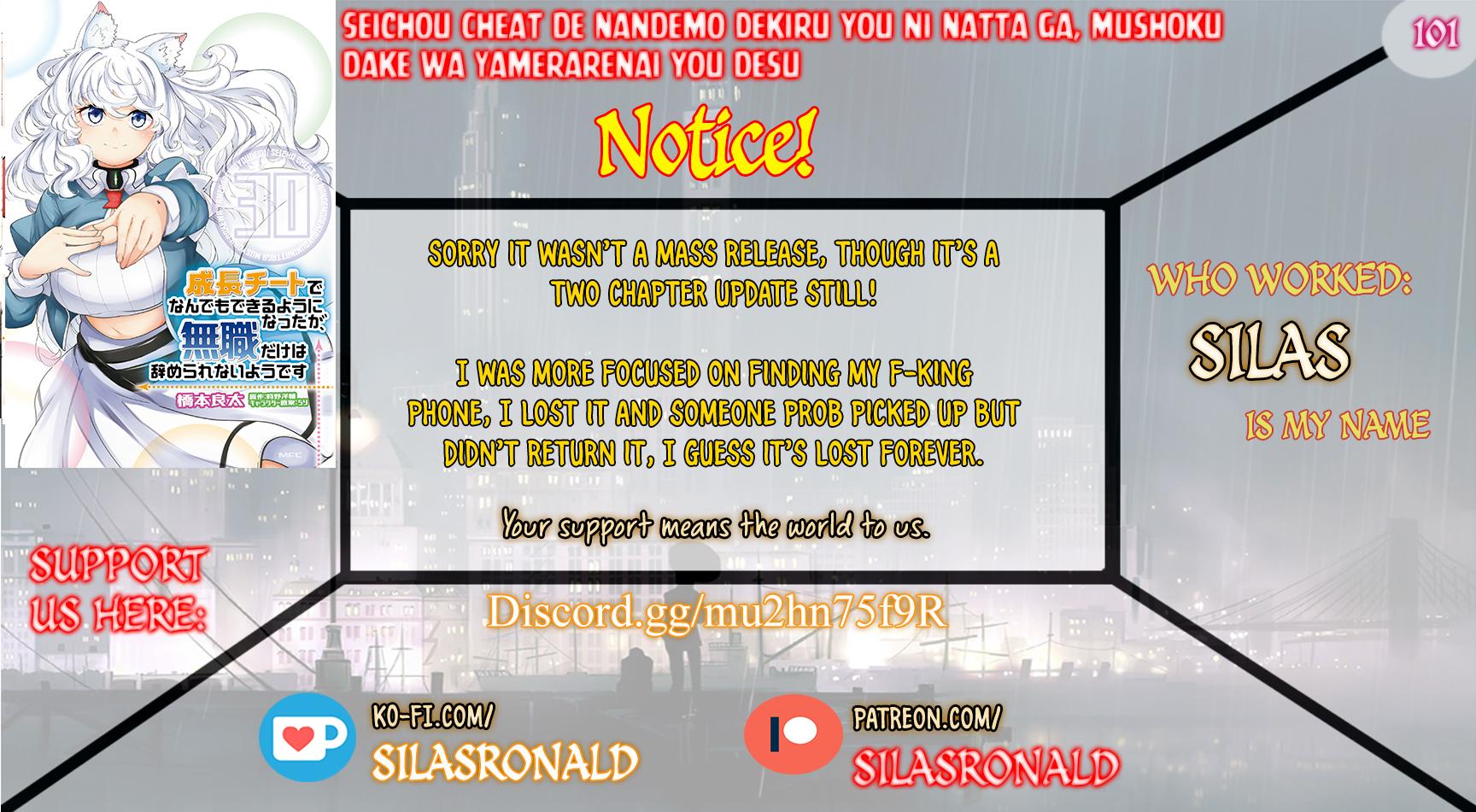 Seichou Cheat de Nandemo Dekiru you ni Natta ga Chap 101 - Next Chap 102