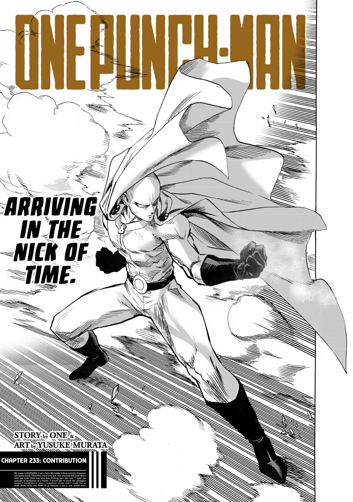 One-Punch Man Chap 233 - Next Chap 234