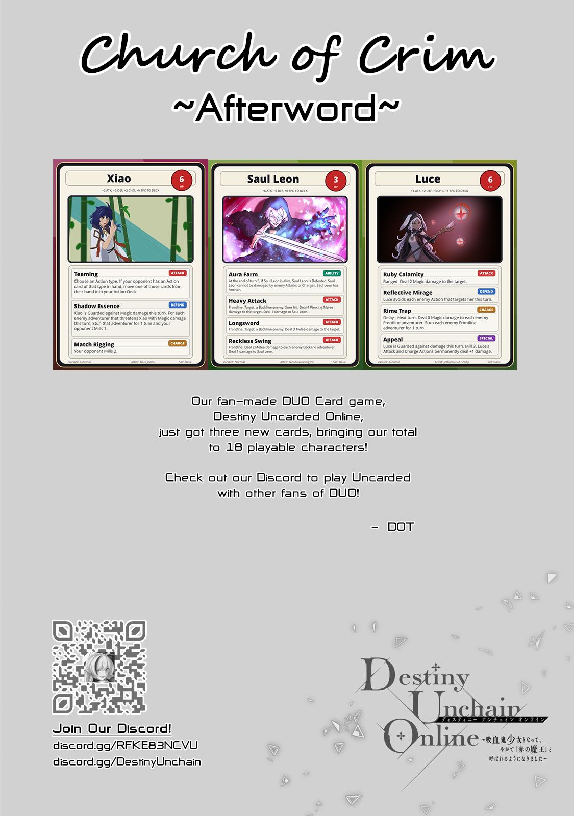 Destiny Unchain Online: Kyuuketsuki Shoujo to Natte, Yagate Chap 103 - Next Chap 104