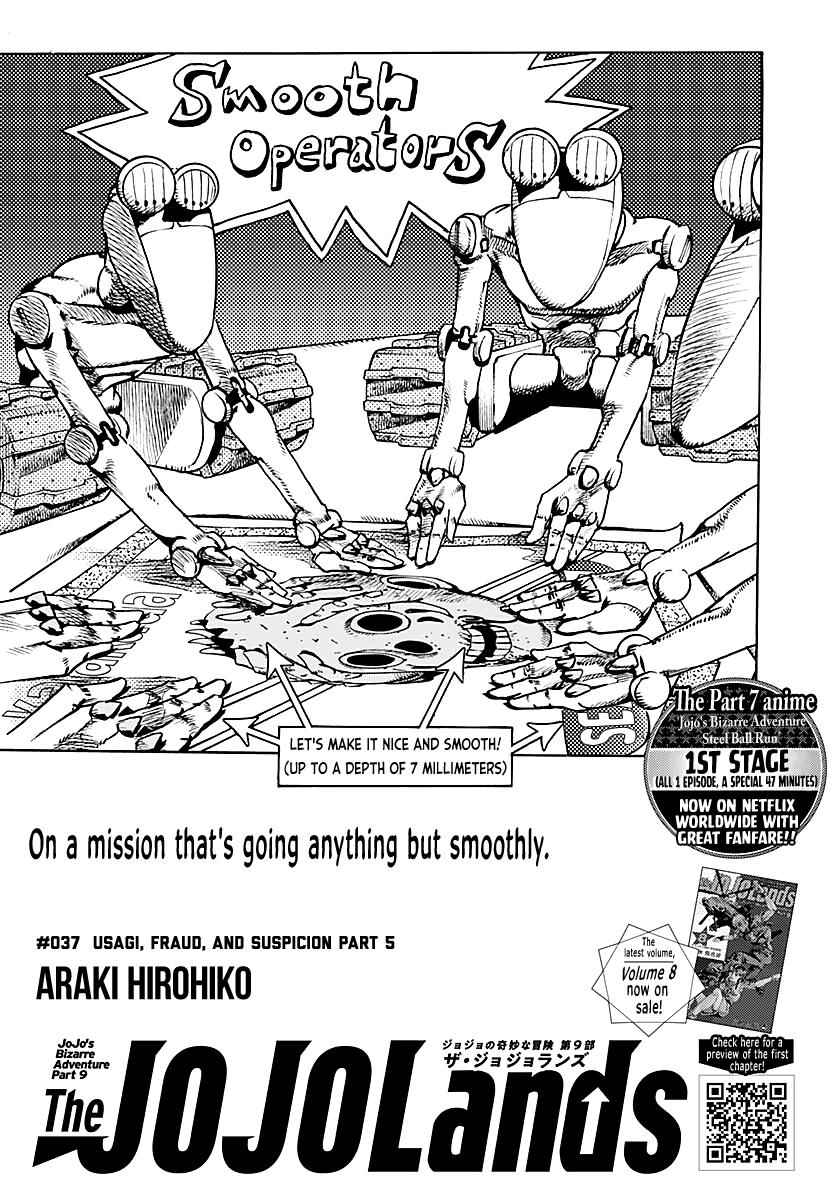 JoJo no Kimyou na Bouken Part 9: The JoJoLands Chap 37 - Next Chap 38