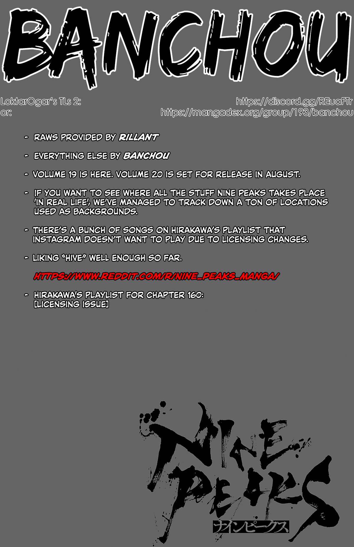 Nine Peaks Chap 160 - Next Chap 161