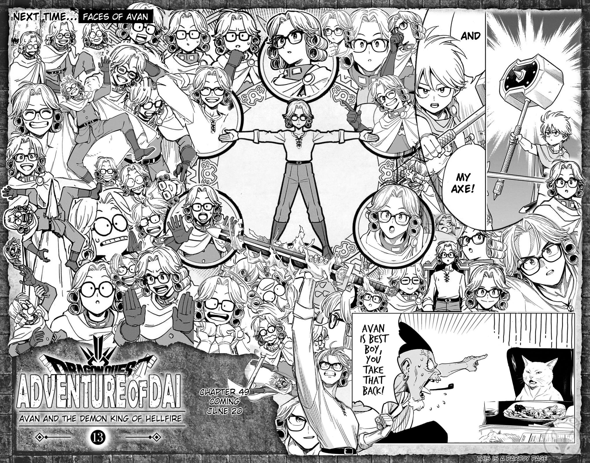 Dragon Quest: Dai no Daibouken - Yuusha Avan to Gokuen no Maou Chap 48 - Next Chap 49