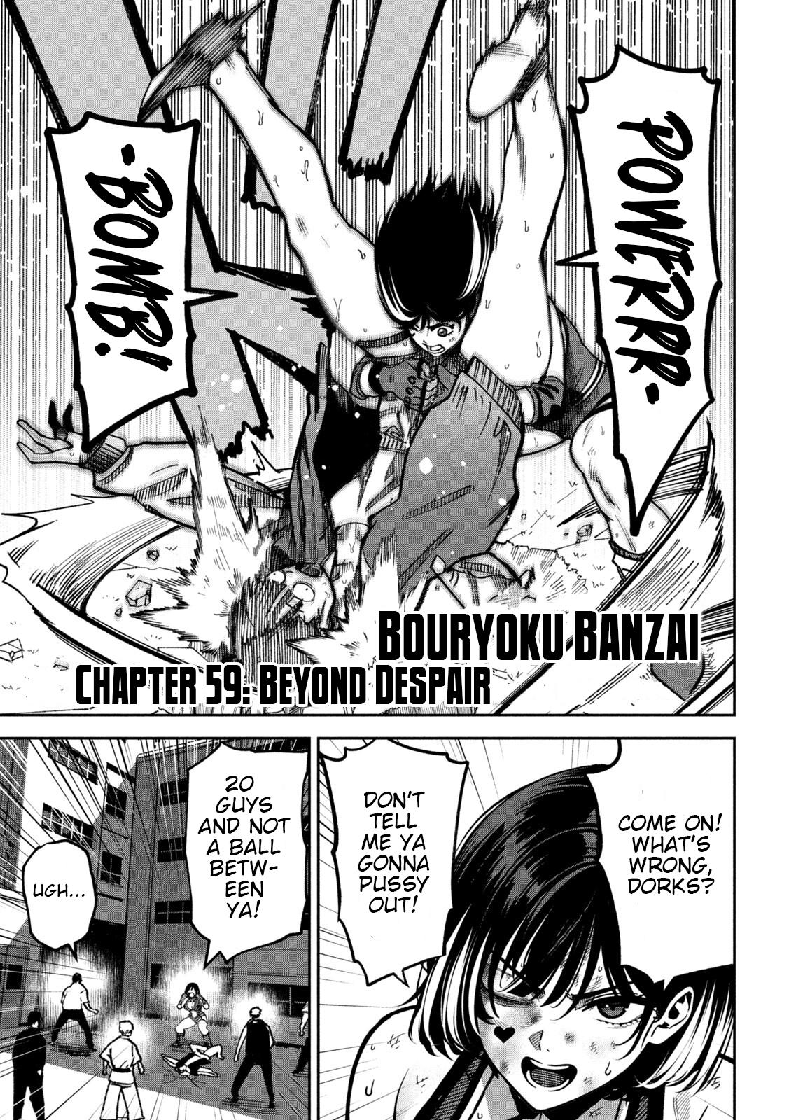 Bouryoku Banzai Chap 59 - Next Chap 60