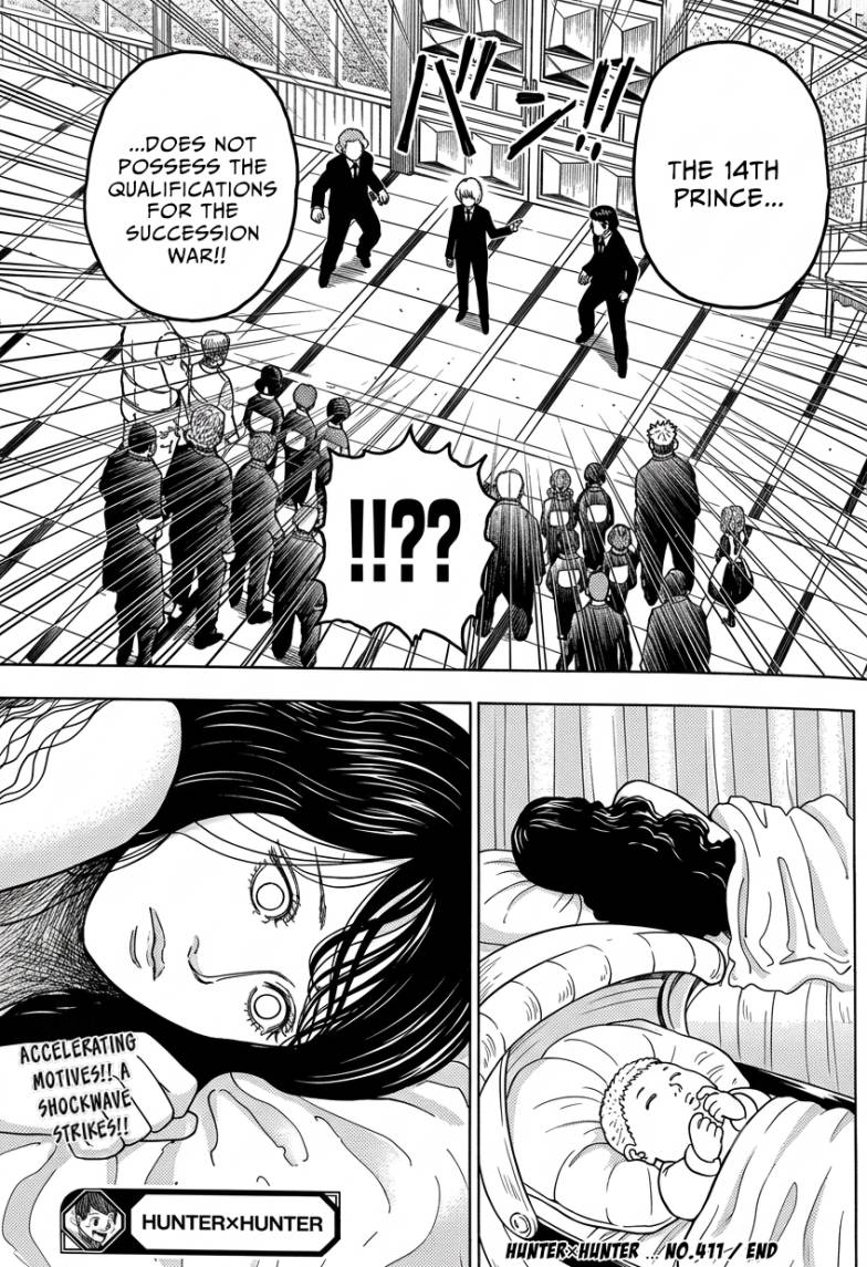 Hunter x Hunter Chap 411 - Next Chap 412