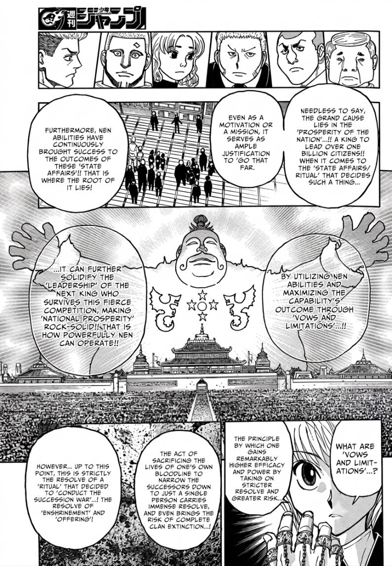 Hunter x Hunter Chap 411 - Next Chap 412