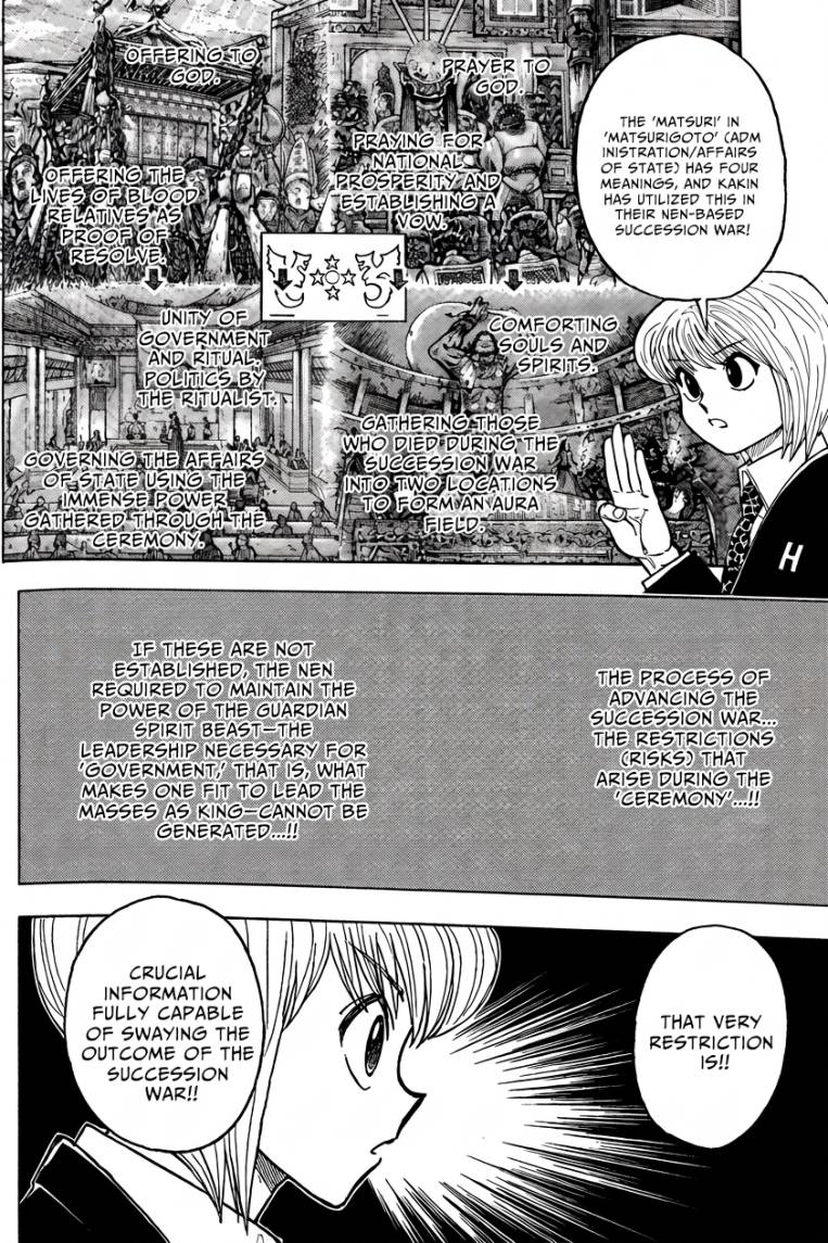 Hunter x Hunter Chap 411 - Next Chap 412