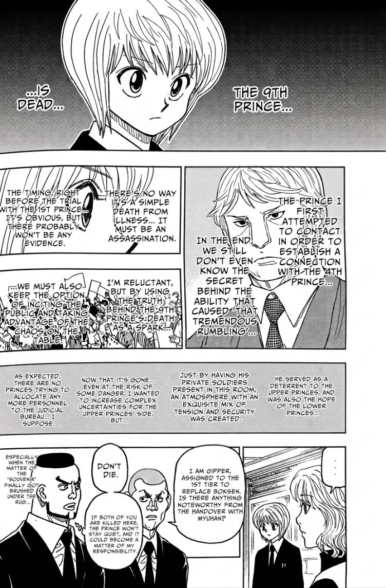Hunter x Hunter Chap 411 - Next Chap 412