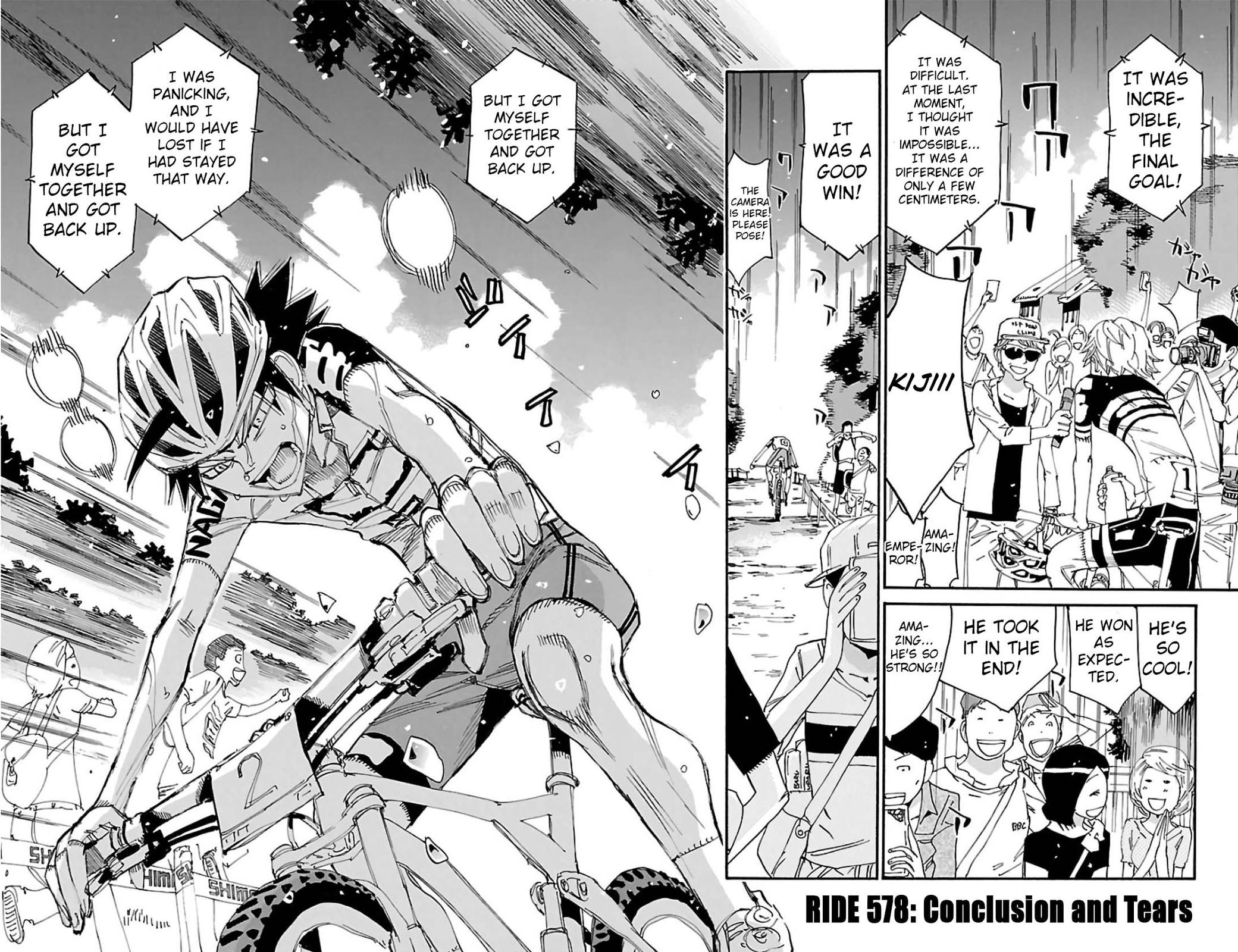 Yowamushi Pedal Chap 578 - Next Chap 579
