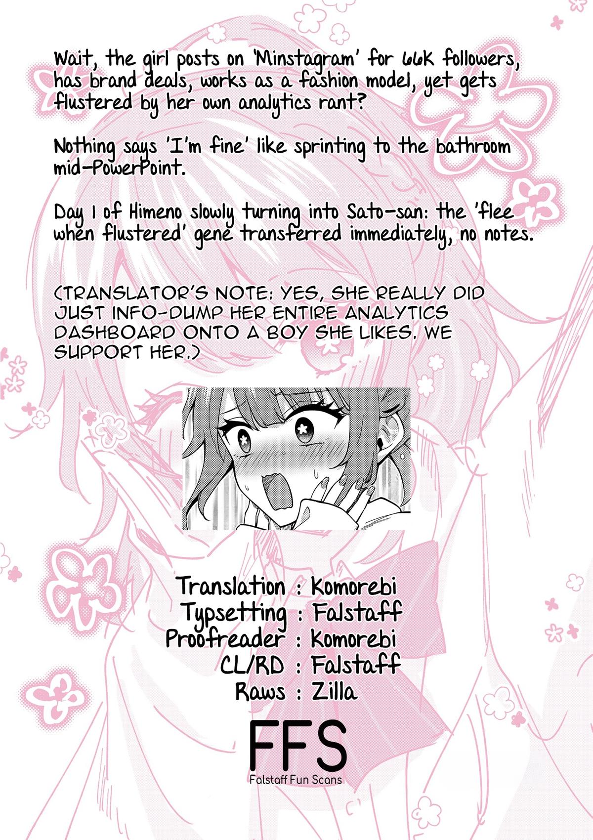 Shiotaiou no Satou-san ga Ore ni dake Amai Chap 84 - Next Chap 85