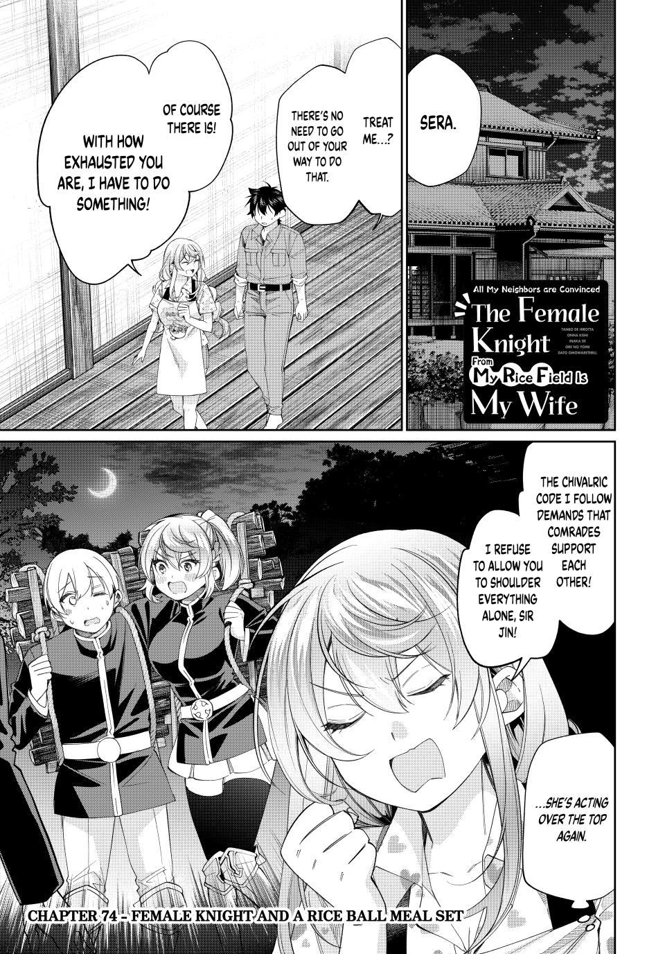 Tanbo de Hirotta Onna Kishi, Inaka de Ore no Yome dato Omowareteiru Chap 74 - Next Chap 75