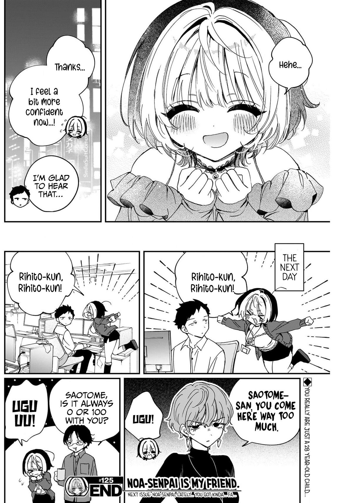 Noa-senpai wa Tomodachi. Chap 125 - Next Chap 126