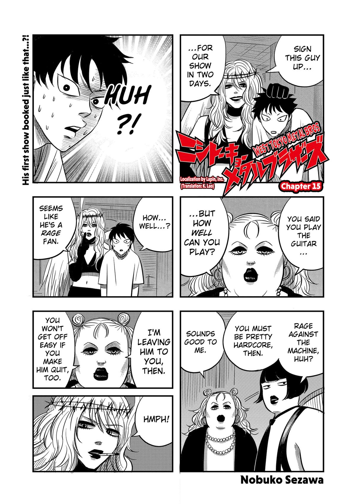 Nishi Tokyo Metal Brothers Chap 15 - Next Chap 16