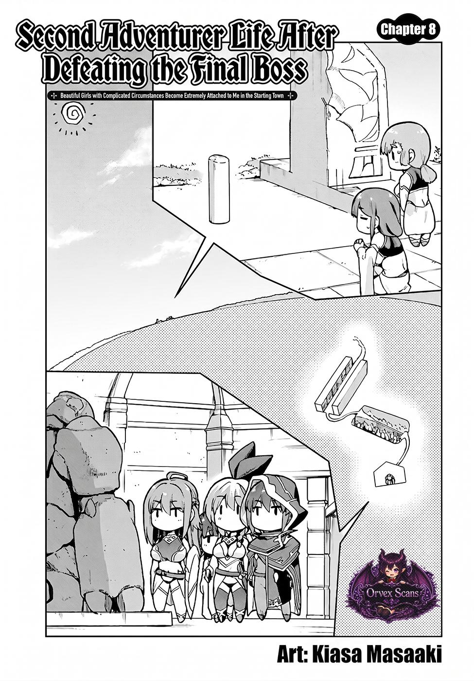 Last Boss Toubatsugo ni Hajimeru Nishuume Boukensha Life: Hajimari no Machi de Wakeari Bishoujo-tachi ga Mechakucha Natsuitekimasu Chap 8 - Next Chap 9