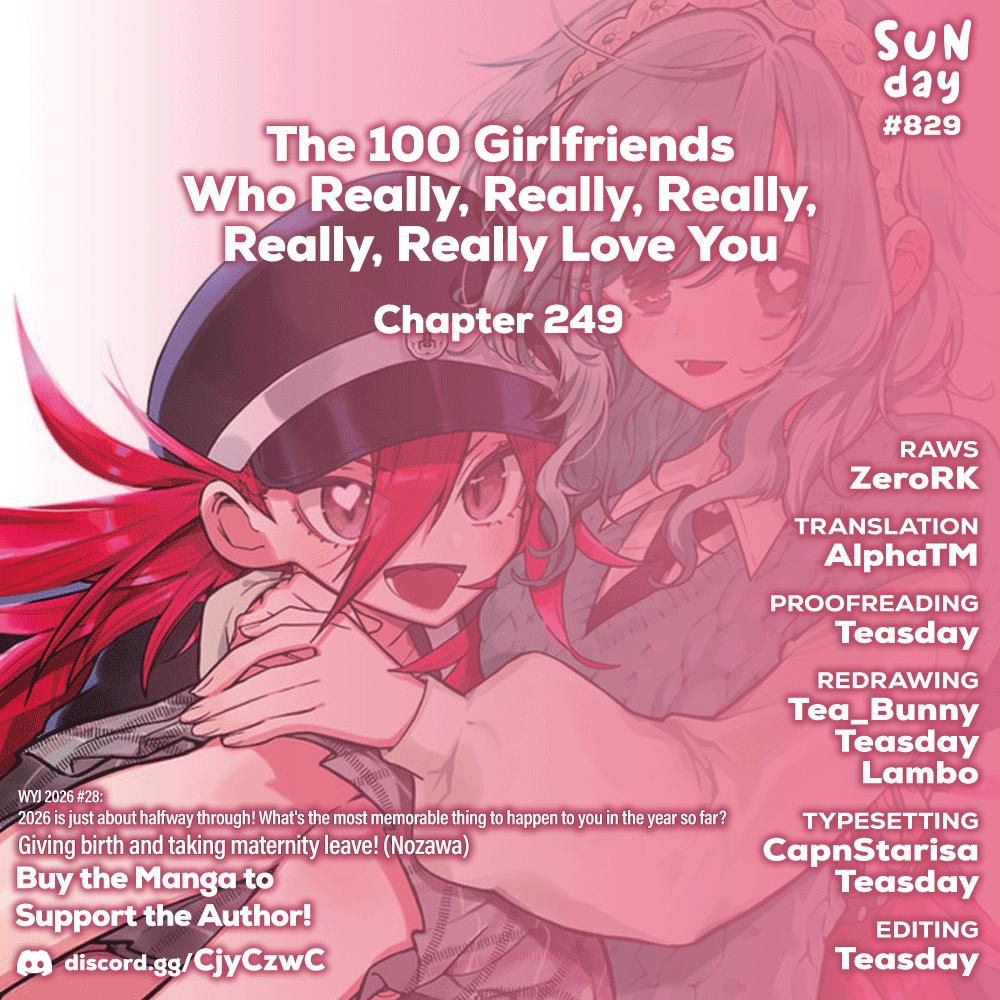 Kimi no Koto ga Daidaidaidaidaisuki na 100-nin no Kanojo Chap 249 - Next Chap 250