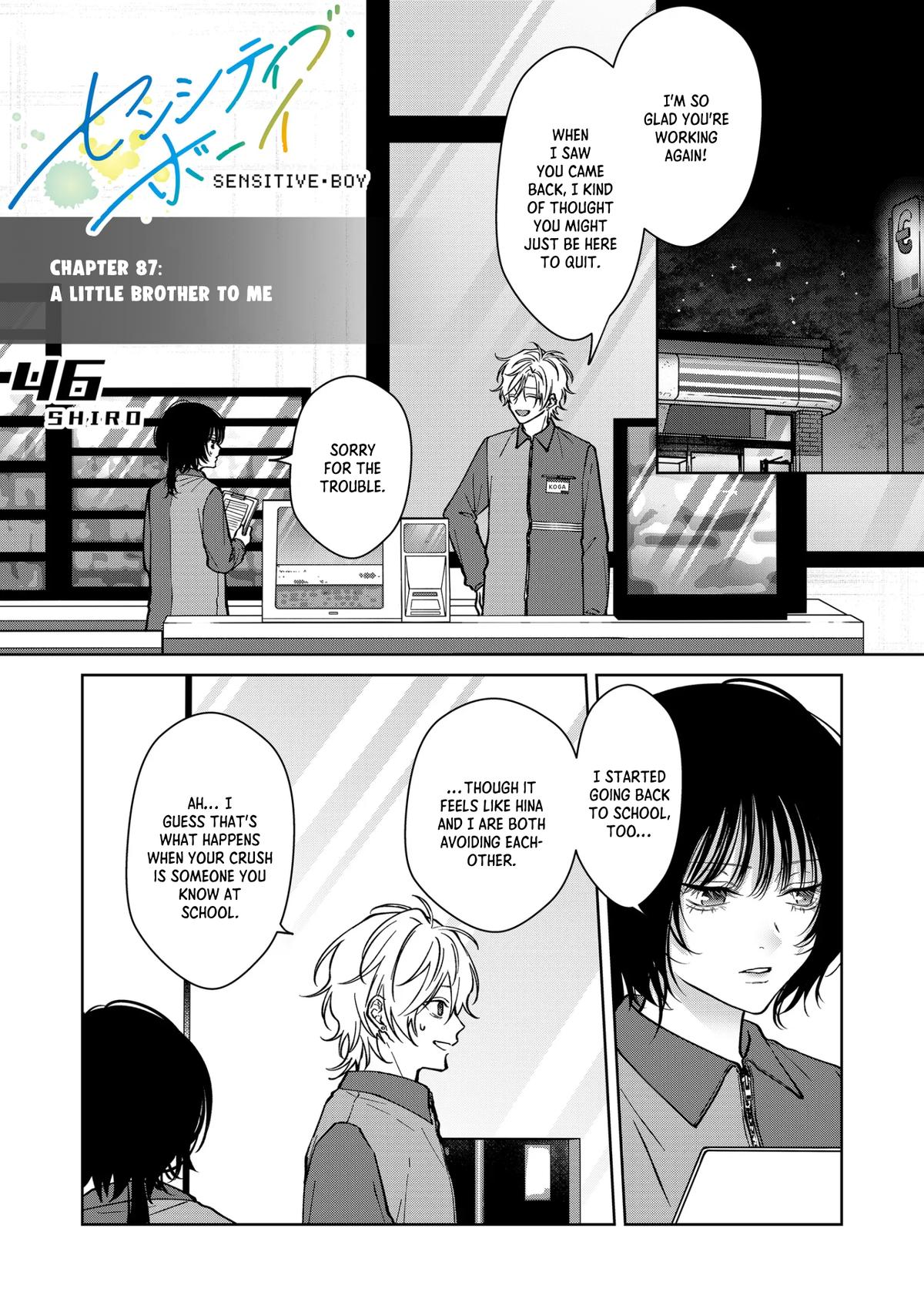 Sensitive Boy Chap 87 - Next Chap 88