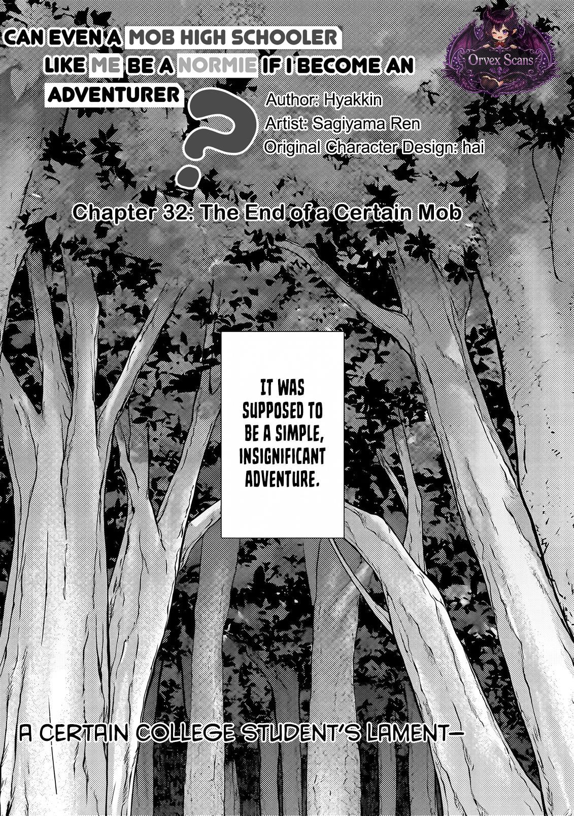 Mob Kousei no Ore demo Boukensha ni Nareba Riajuu ni Naremasu ka? Chap 32 - Next Chap 33