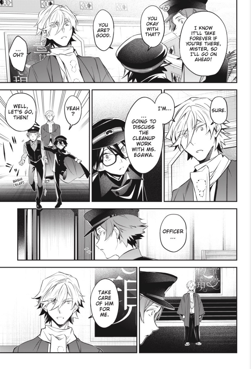 Bungou Stray Dogs: Tanteisha Setsuritsu Hiwa Chap 15 - Next Chap 16