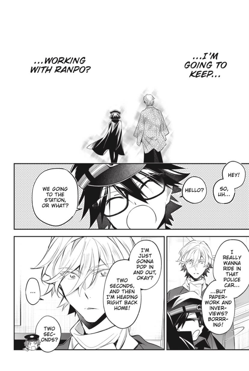 Bungou Stray Dogs: Tanteisha Setsuritsu Hiwa Chap 15 - Next Chap 16