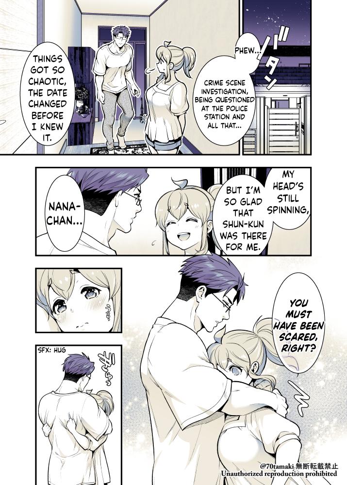 Osananajimi ga Hisabisa ni Saikai Shitara Otagai Kyonyuu ni Natteta Chap 59 - Next Chap 60