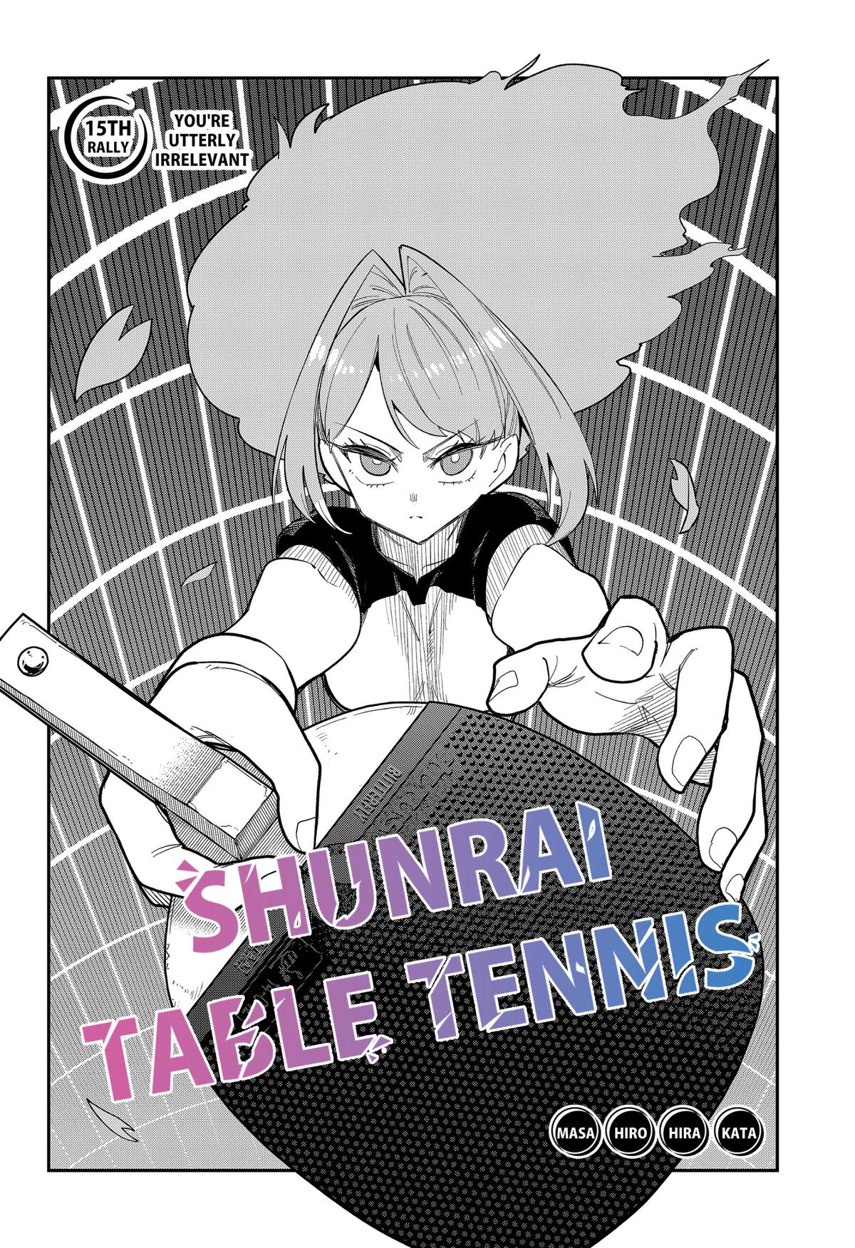 Shunrai Table Tennis Chap 15 - Next Chap 16