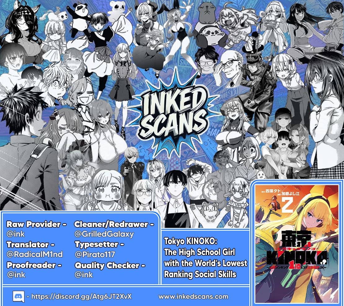 Toukyou KINOKO: Sekai Ranking 1-i no Komyu-ryoku Saijaku JK Chap 19 - Next Chap 20