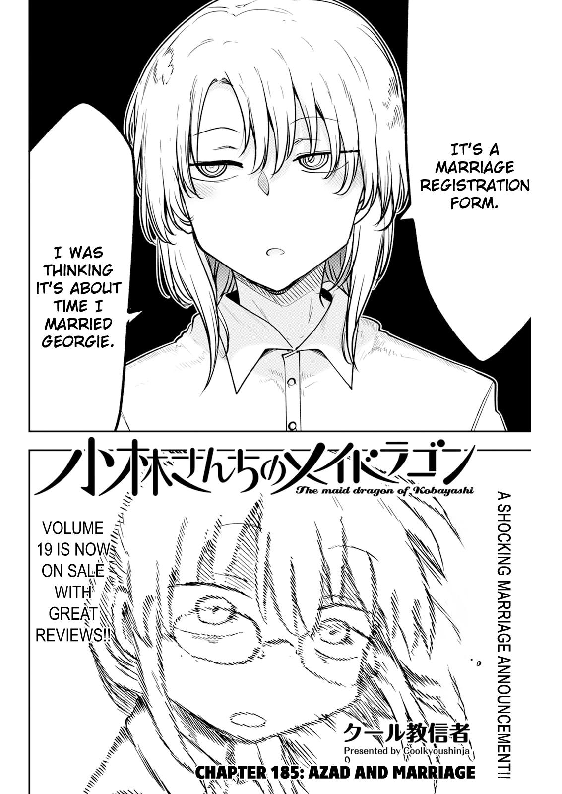 Kobayashi-san chi no Maid Dragon Chap 185 - Next Chap 186