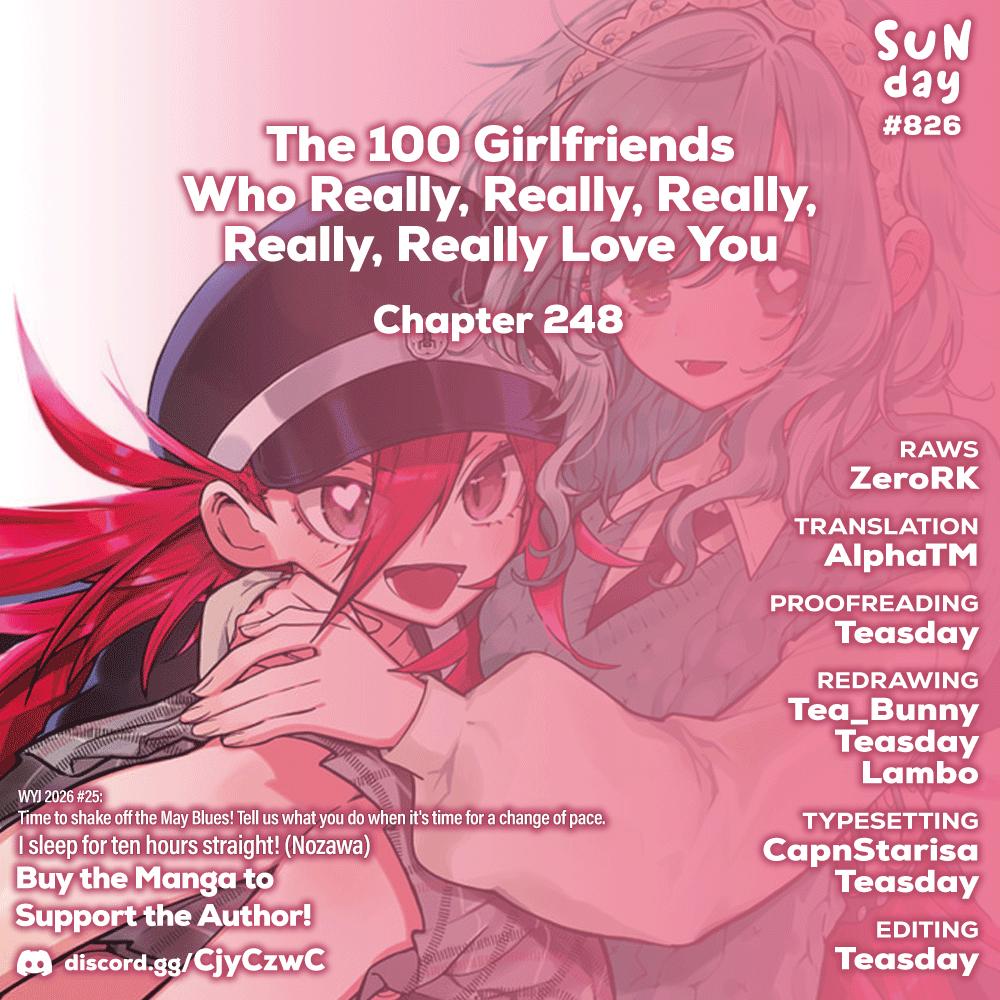 Kimi no Koto ga Daidaidaidaidaisuki na 100-nin no Kanojo Chap 248 - Next Chap 249