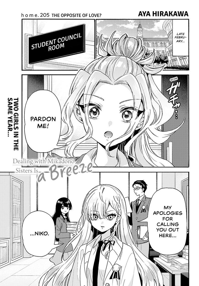 Mikado no Sanshimai wa Angai, Choroi. Chap 205 - Next Chap 206