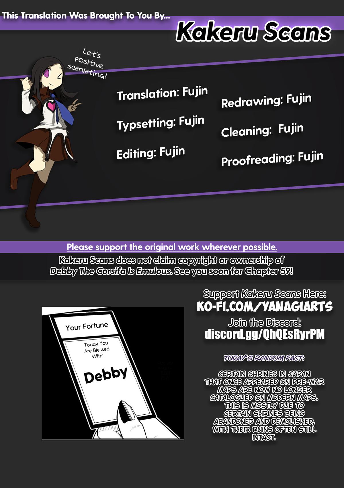 Debby the Corsifa wa Makezugirai Chap 58 - Next Chap 59