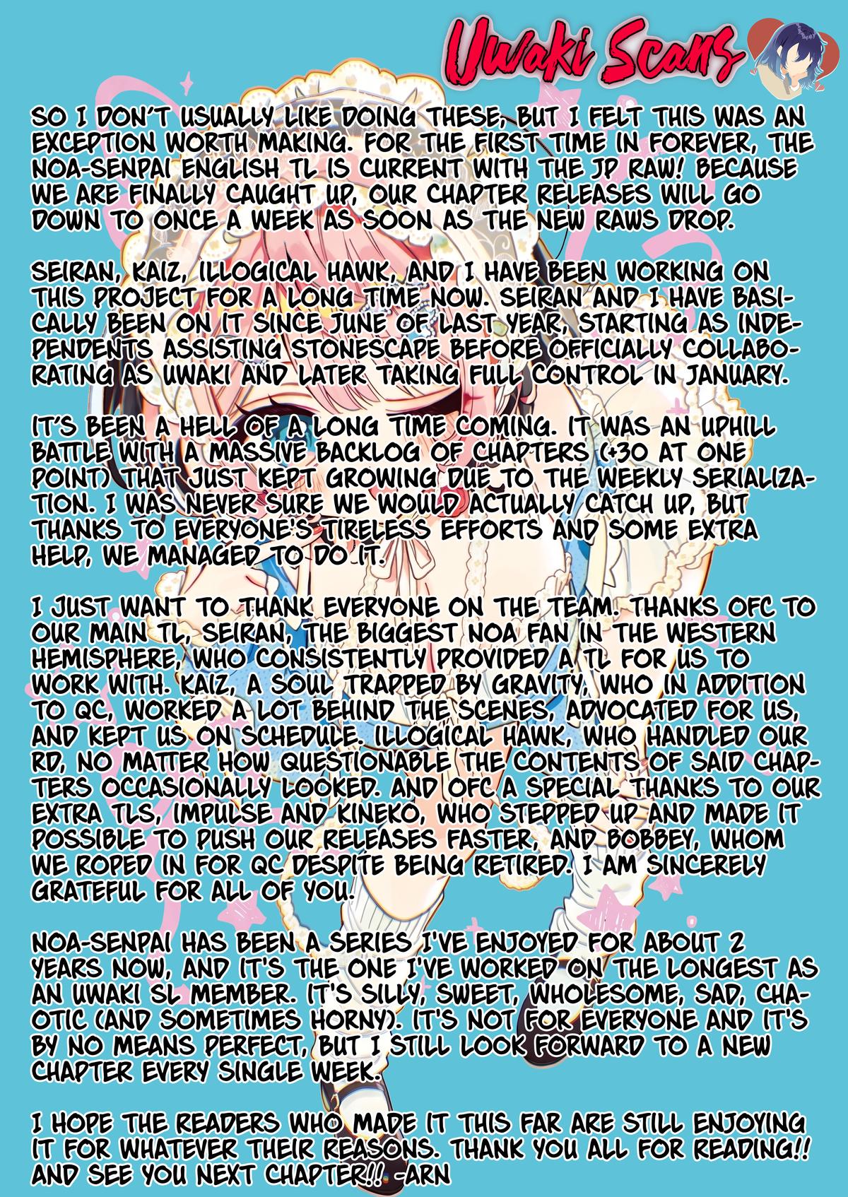 Noa-senpai wa Tomodachi. Chap 122 - Next Chap 123