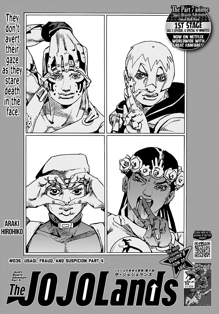 JoJo no Kimyou na Bouken Part 9: The JoJoLands Chap 36 - Next Chap 37