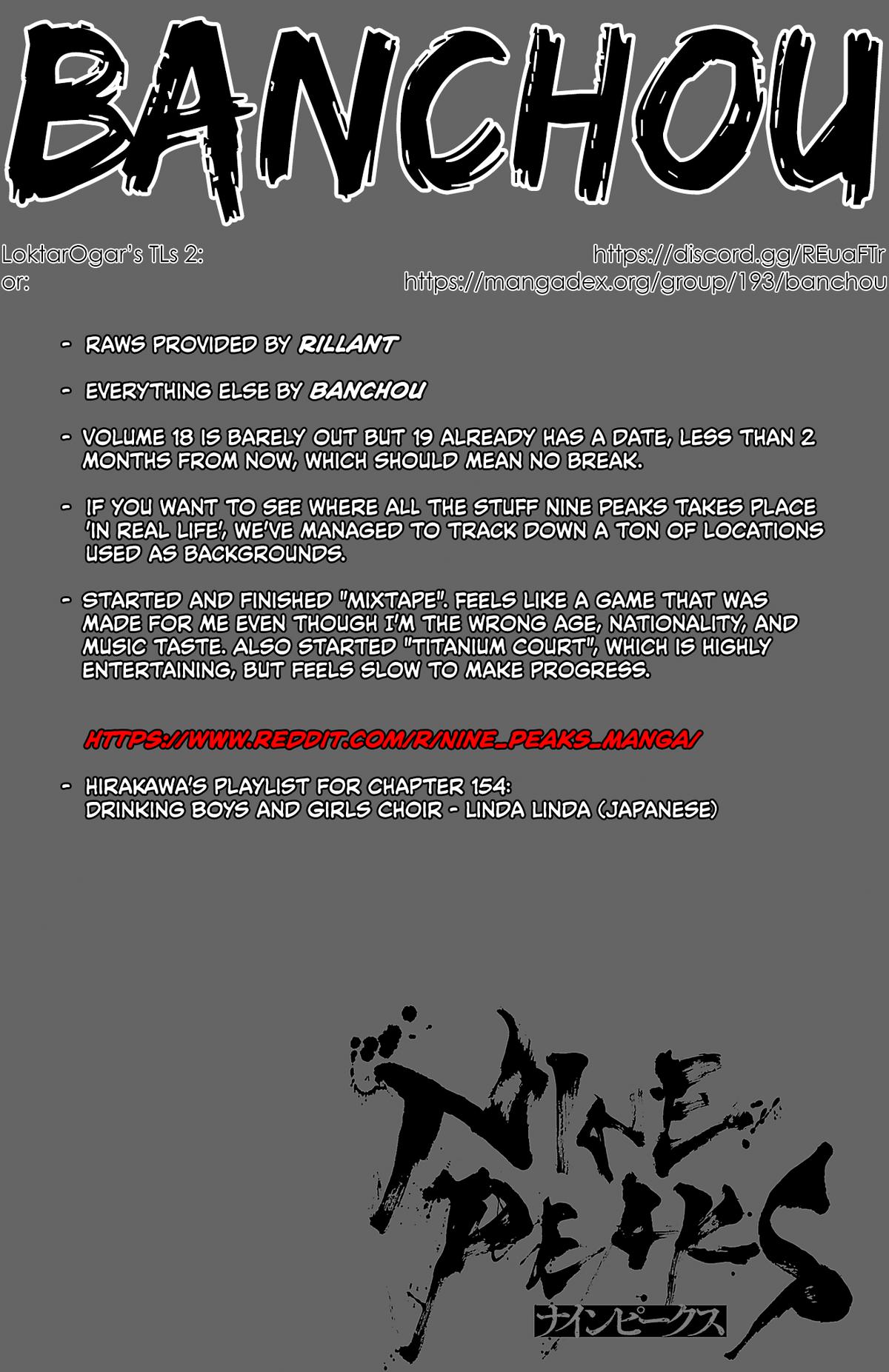 Nine Peaks Chap 154 - Next Chap 155