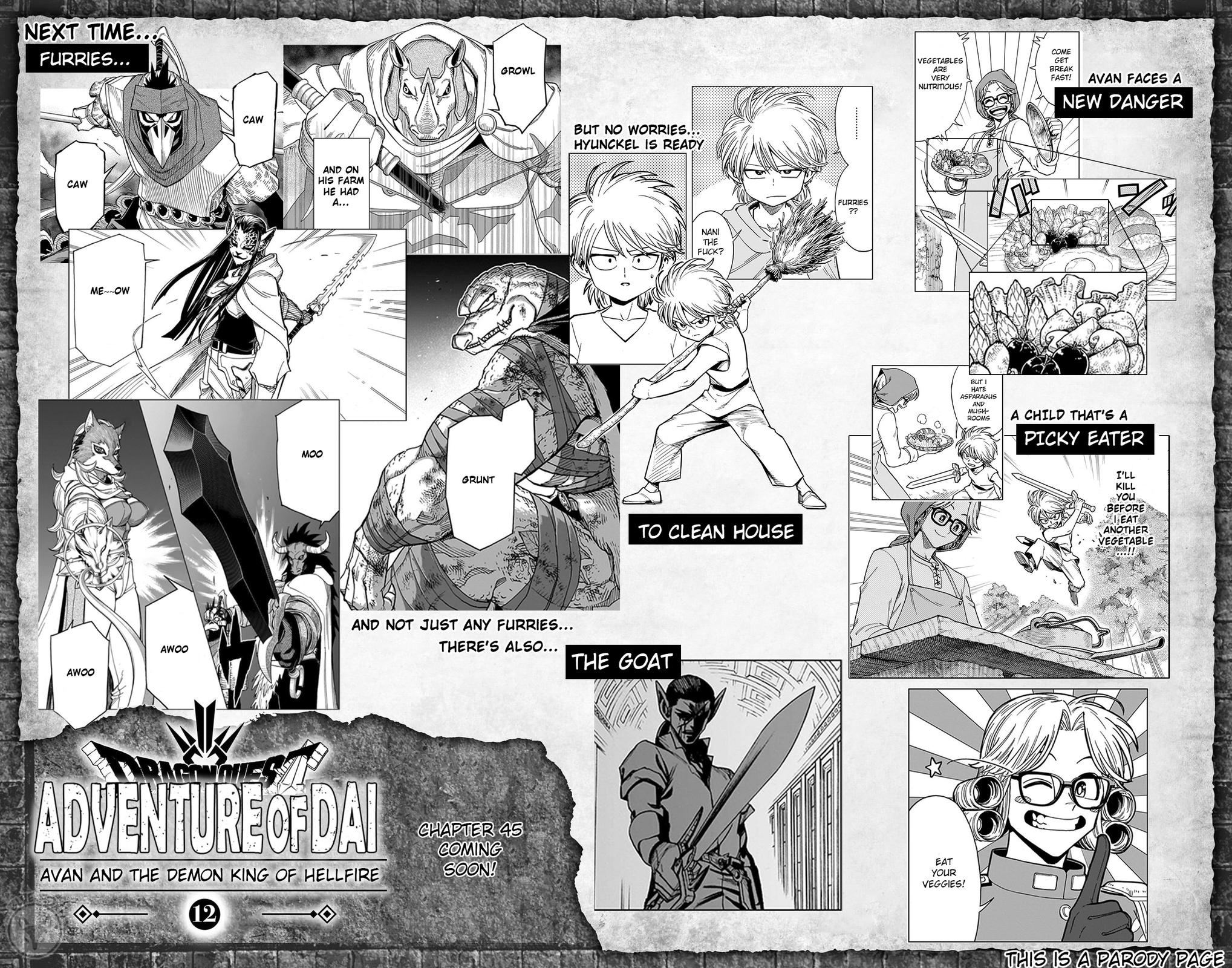 Dragon Quest: Dai no Daibouken - Yuusha Avan to Gokuen no Maou Chap 44 - Next Chap 45