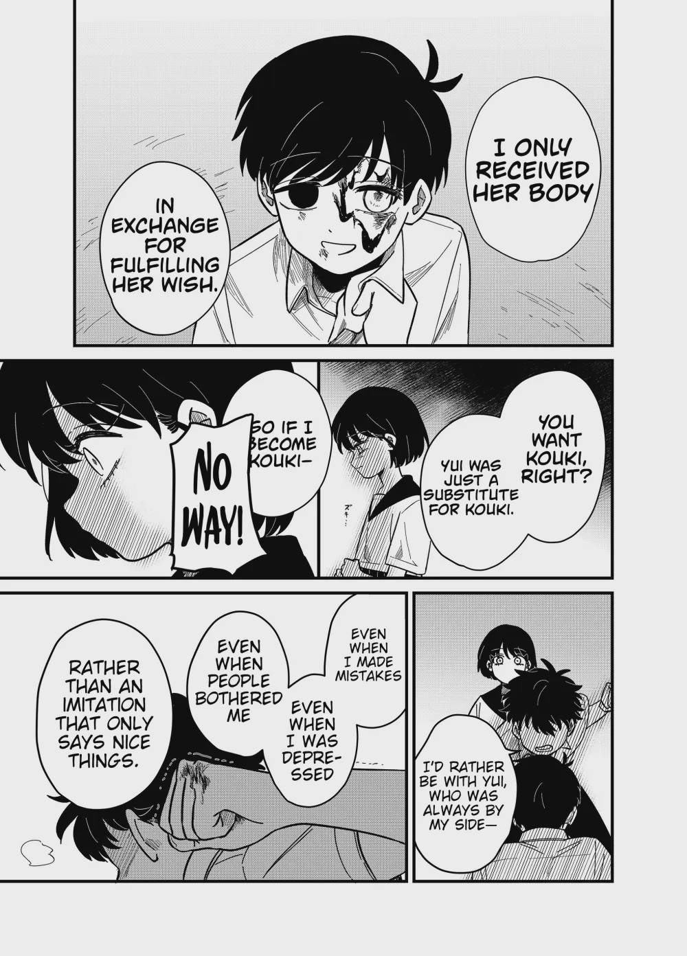 Yui wa Kage de shika Ikirarenai Chap 27 - Next Chap 28