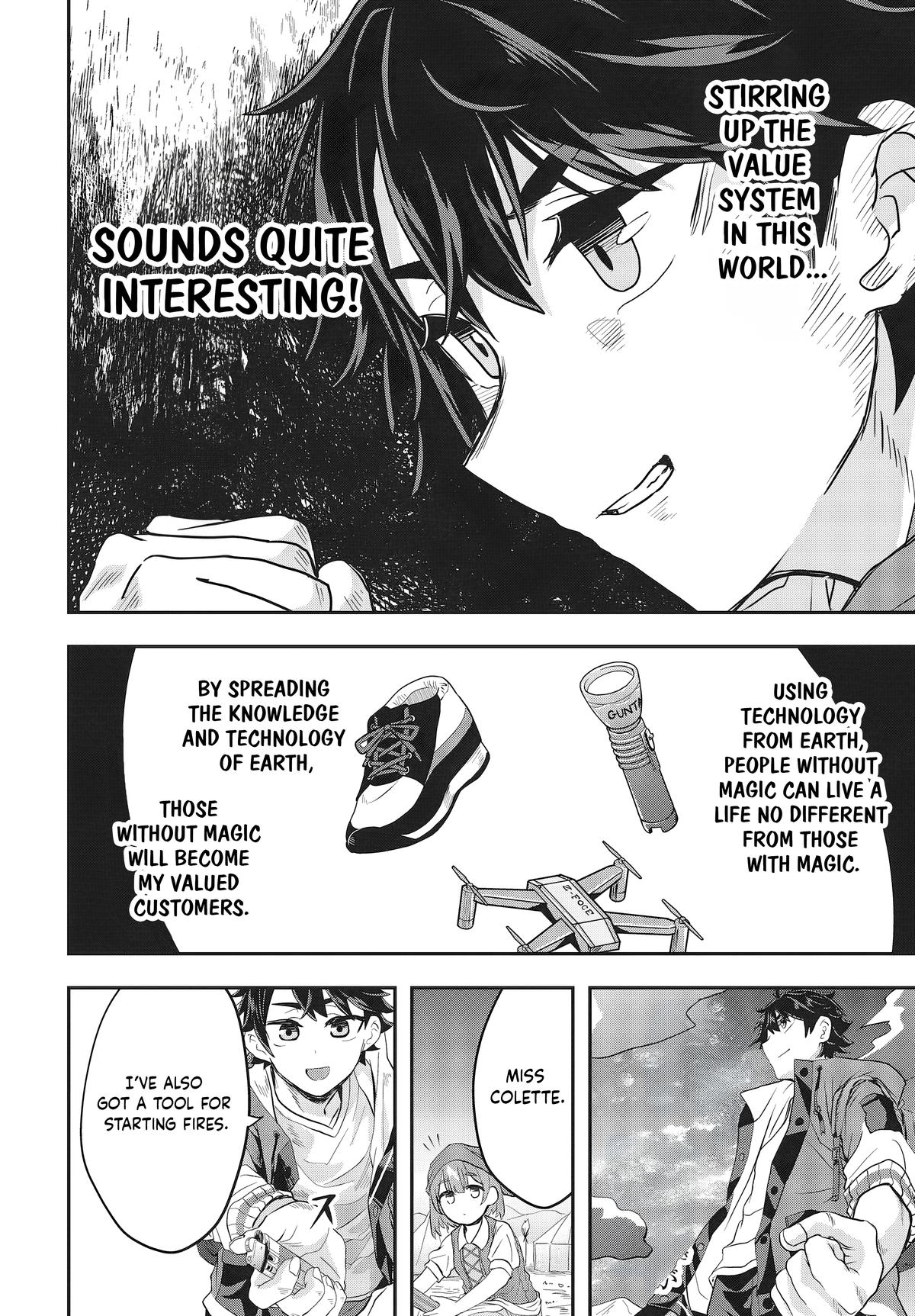 Muteki Shounin no Isekai Nariagari Monogatari: Gendai no Seihin wo Jizai ni Toriyoseru Skill ga Aru node Isekai dewa Rakushou desu Chap 2 - Next Chap 3