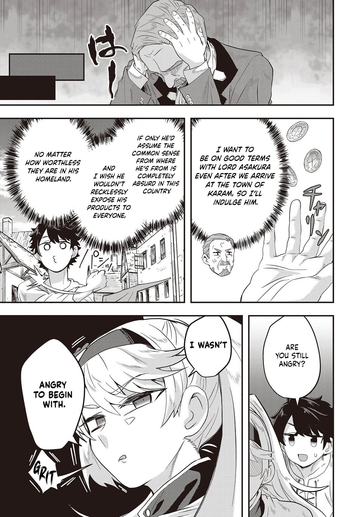 Muteki Shounin no Isekai Nariagari Monogatari: Gendai no Seihin wo Jizai ni Toriyoseru Skill ga Aru node Isekai dewa Rakushou desu Chap 6 - Next Chap 7