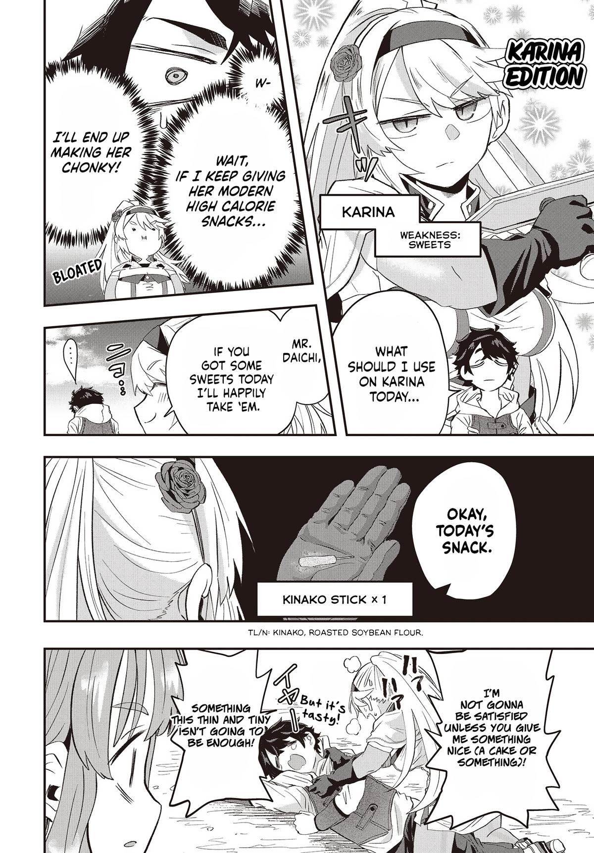 Muteki Shounin no Isekai Nariagari Monogatari: Gendai no Seihin wo Jizai ni Toriyoseru Skill ga Aru node Isekai dewa Rakushou desu Chap 9.5 - Next Chap 10.5