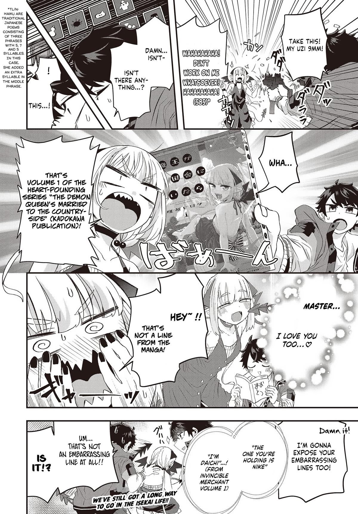 Muteki Shounin no Isekai Nariagari Monogatari: Gendai no Seihin wo Jizai ni Toriyoseru Skill ga Aru node Isekai dewa Rakushou desu Chap 9.5 - Next Chap 10.5