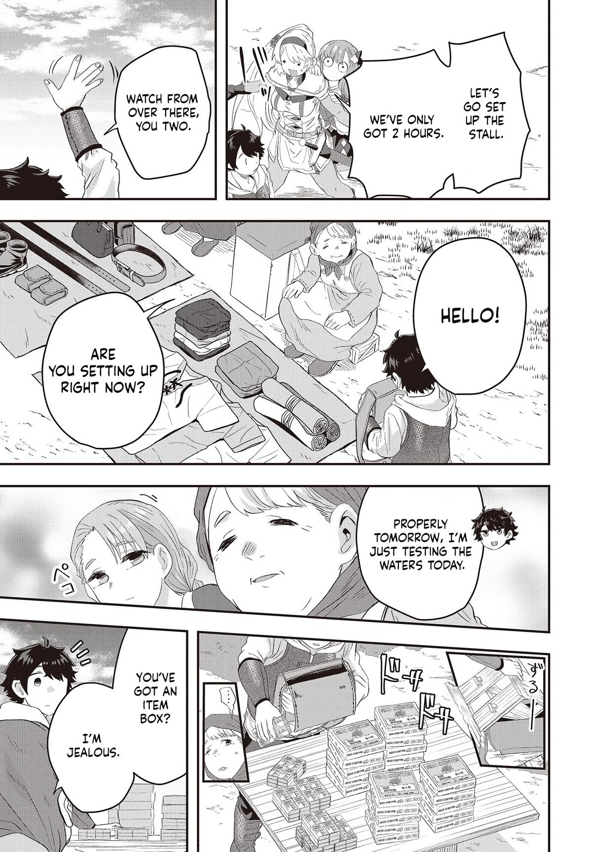 Muteki Shounin no Isekai Nariagari Monogatari: Gendai no Seihin wo Jizai ni Toriyoseru Skill ga Aru node Isekai dewa Rakushou desu Chap 9 - Next Chap 10