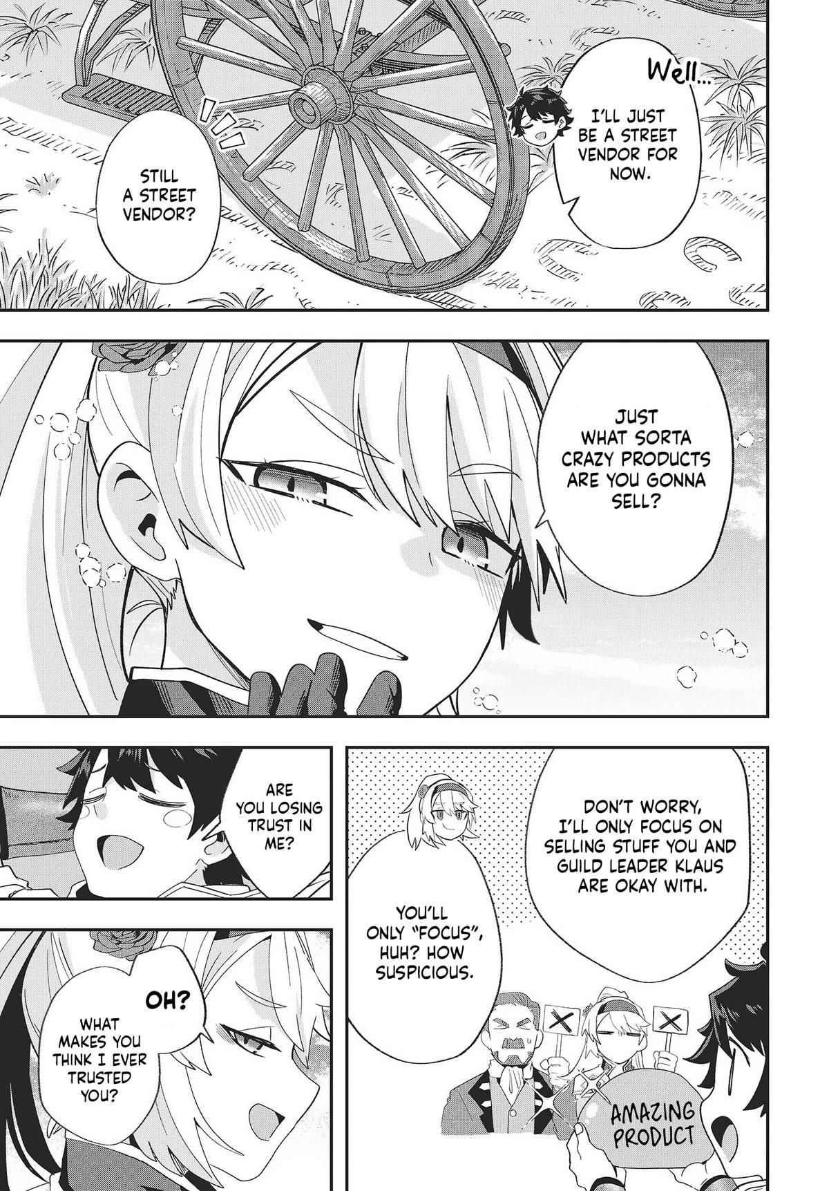 Muteki Shounin no Isekai Nariagari Monogatari: Gendai no Seihin wo Jizai ni Toriyoseru Skill ga Aru node Isekai dewa Rakushou desu Chap 15 - Next Chap 16