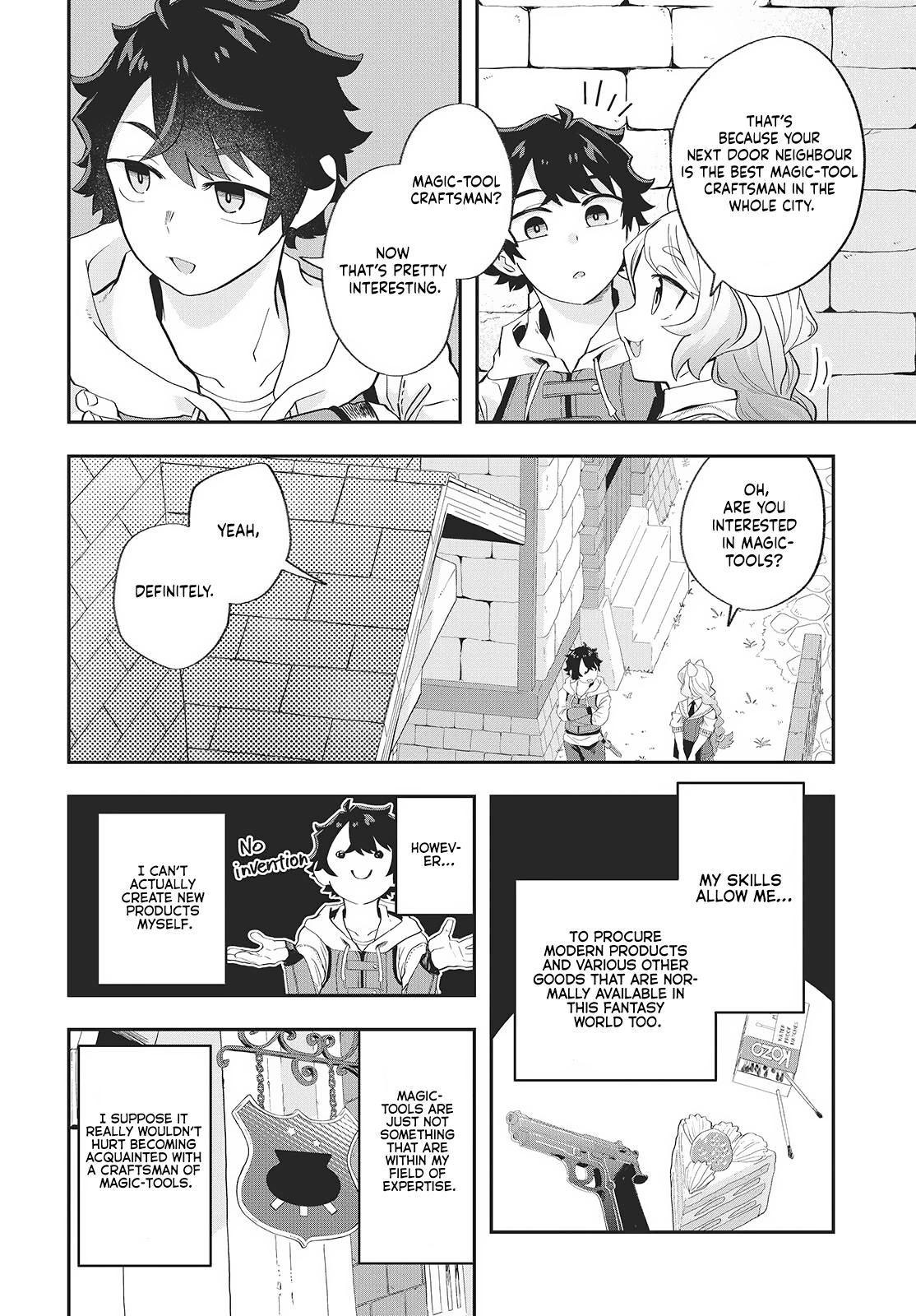 Muteki Shounin no Isekai Nariagari Monogatari: Gendai no Seihin wo Jizai ni Toriyoseru Skill ga Aru node Isekai dewa Rakushou desu Chap 21 - Next Chap 22