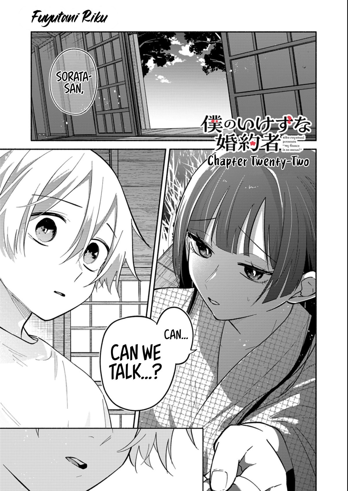 Boku no Ikezu na Konyakusha Chap 22.1 - Next Chap 23.1