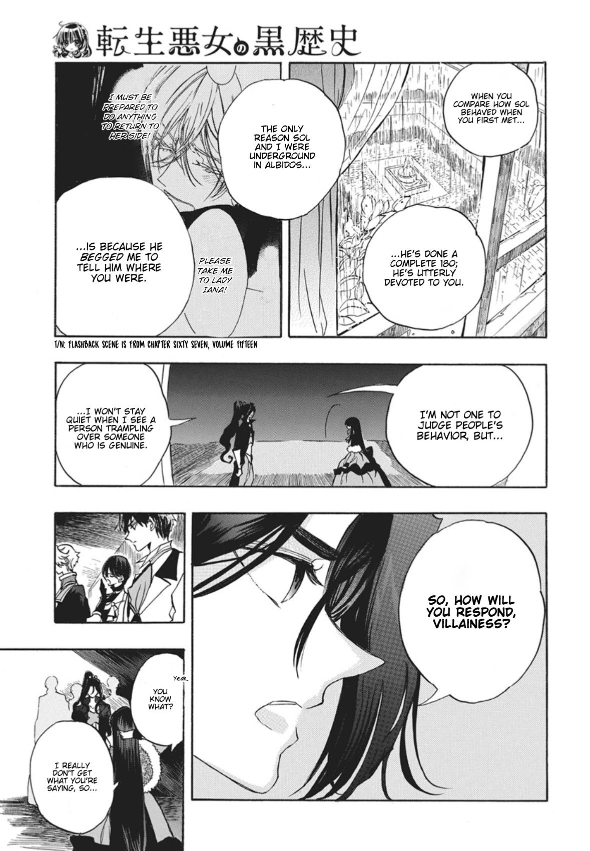 Tensei Akujo no Kuro Rekishi Chap 88 - Next Chap 89
