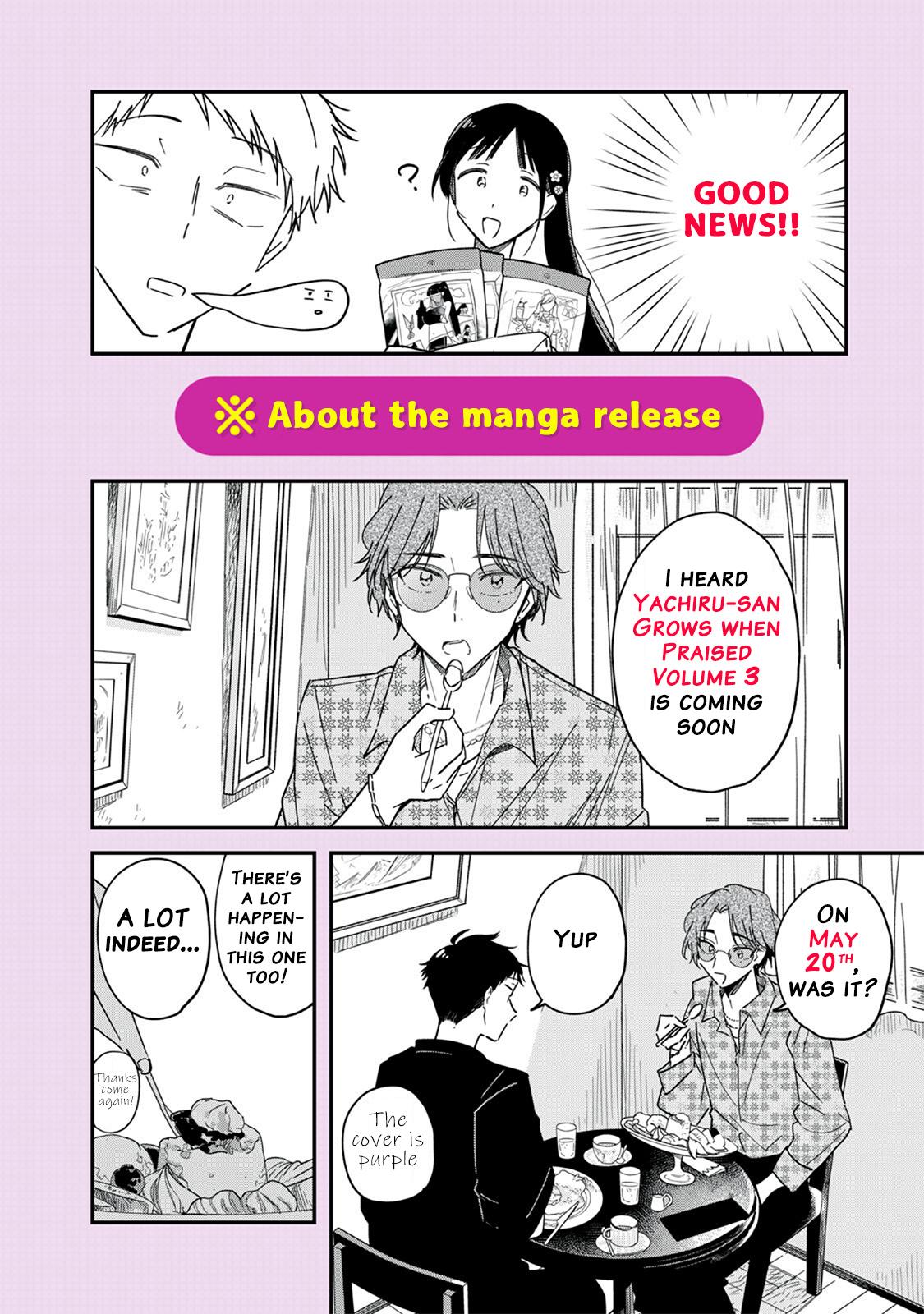 Yachiru-san wa Homeru to Nobiru Chap 15.2 - Next Chap 16.2