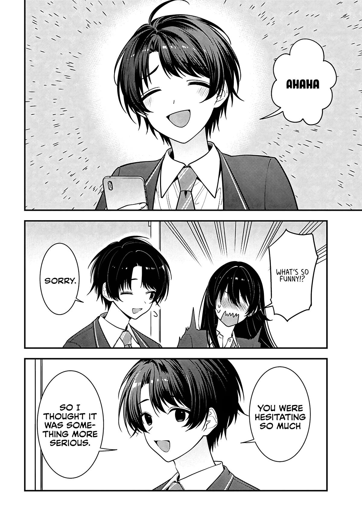 Tonari no Seki no Yankee Shimizu-san ga Kami wo Kuroku Sometekita Chap 17 - Next Chap 18