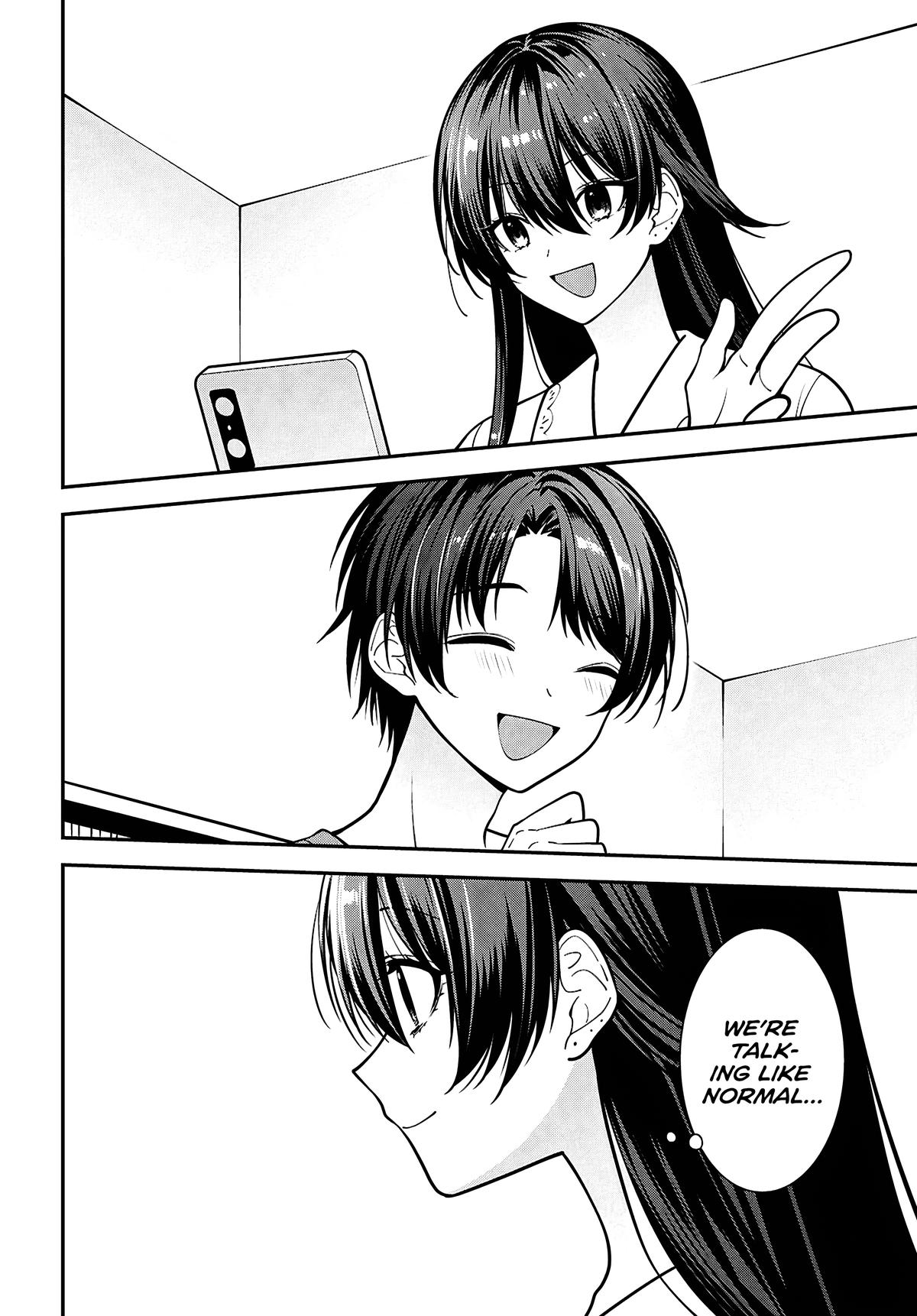 Tonari no Seki no Yankee Shimizu-san ga Kami wo Kuroku Sometekita Chap 17 - Next Chap 18