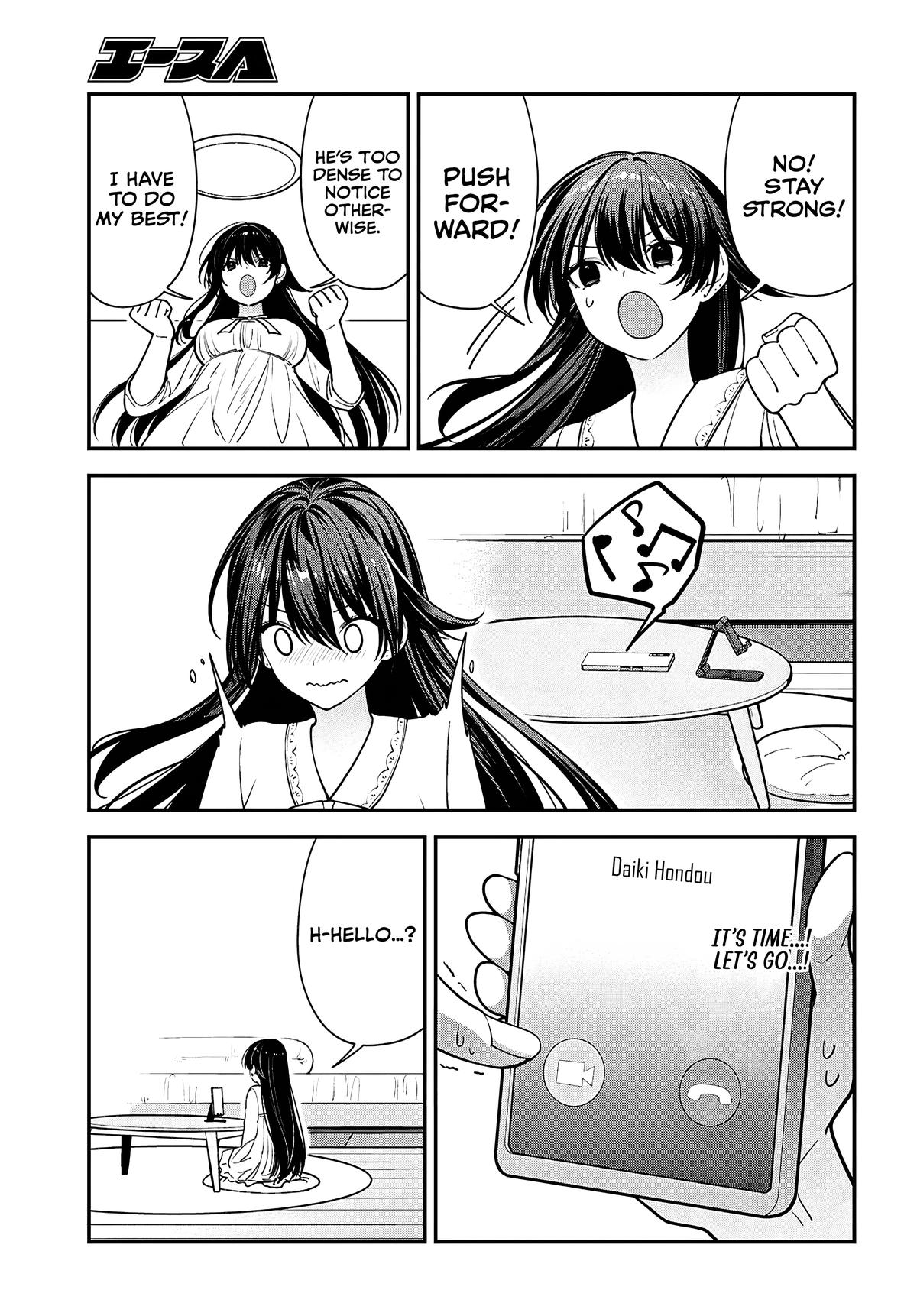 Tonari no Seki no Yankee Shimizu-san ga Kami wo Kuroku Sometekita Chap 17 - Next Chap 18