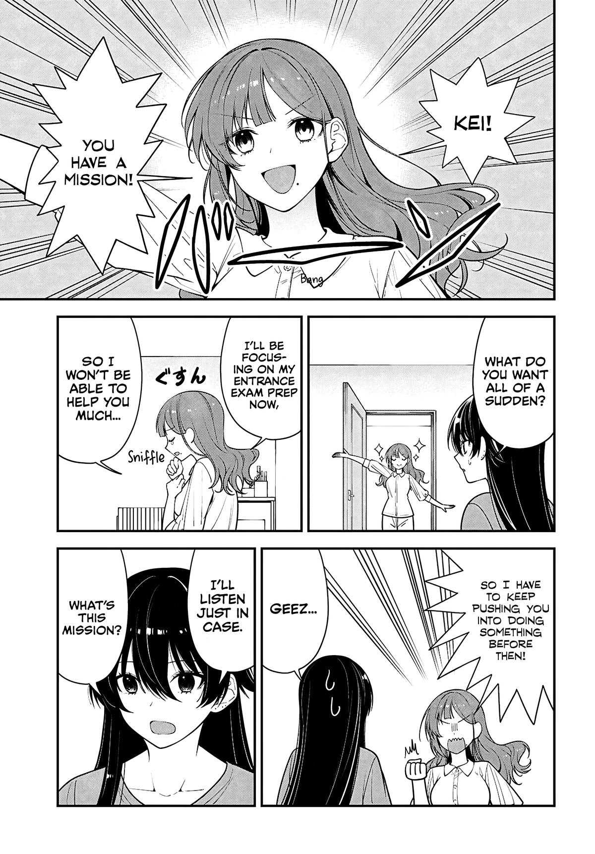 Tonari no Seki no Yankee Shimizu-san ga Kami wo Kuroku Sometekita Chap 17 - Next Chap 18
