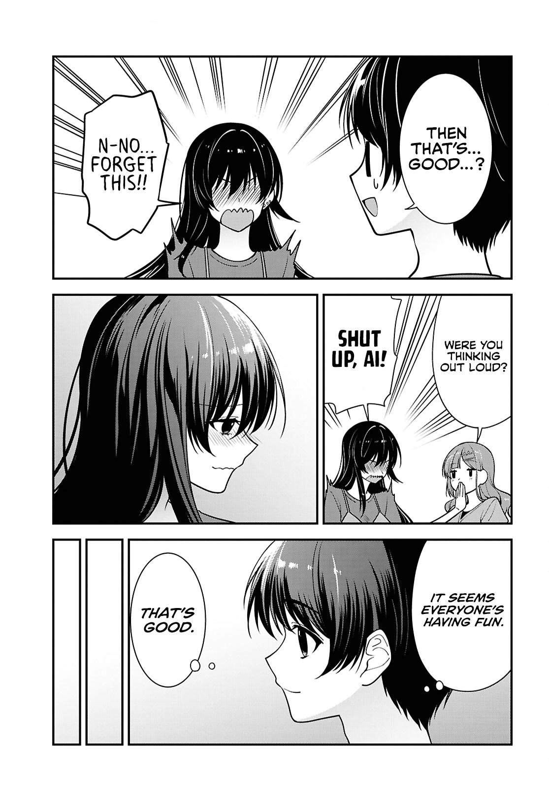 Tonari no Seki no Yankee Shimizu-san ga Kami wo Kuroku Sometekita Chap 18 - Next Chap 19