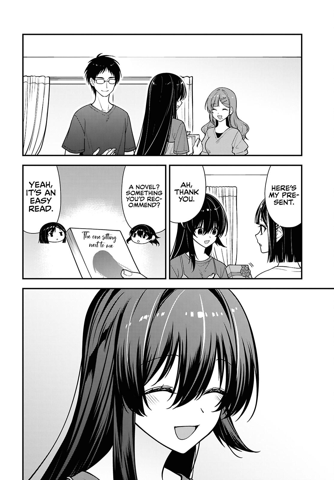 Tonari no Seki no Yankee Shimizu-san ga Kami wo Kuroku Sometekita Chap 18 - Next Chap 19
